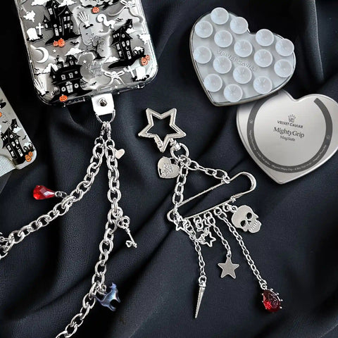 Pretty Punk Bag Charm