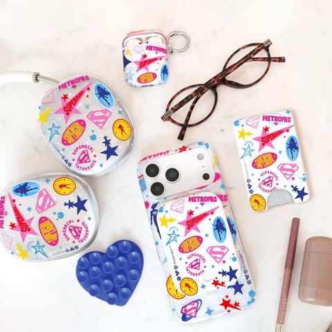 Supergirl Krypto Glitter AirPod Max Case