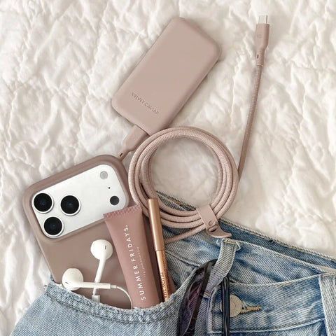 Iced Chai Fast Charging Set, Dual Port Wall Adapter + 6ft USB-C Cable