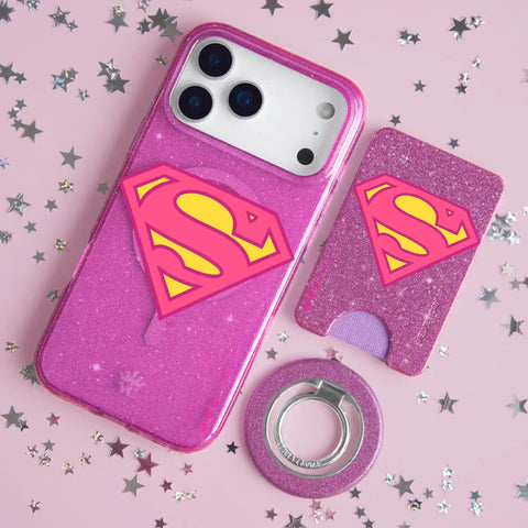 Purple Stardust Glitter MagSafe Grip Ring