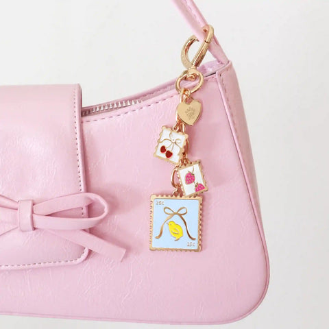 Spring Whimsy Stamps Bag Charm