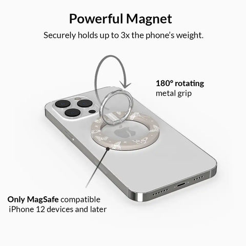 Moonlight Moths MagSafe Grip Ring