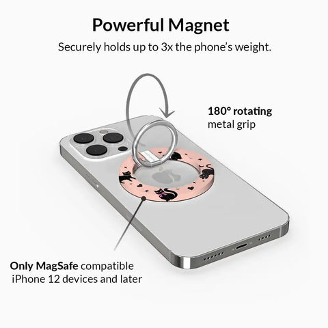 Lucky Kittens MagSafe Grip Ring