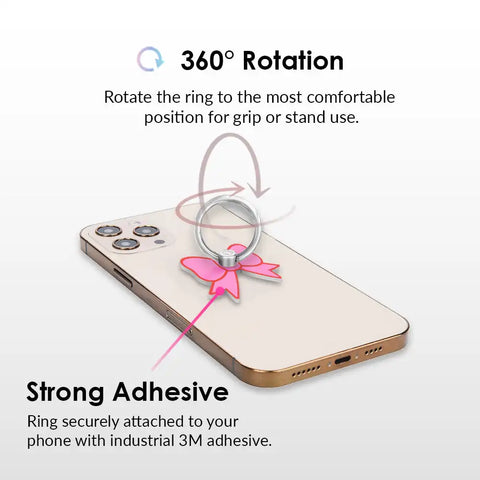 Pink Bow Phone Ring