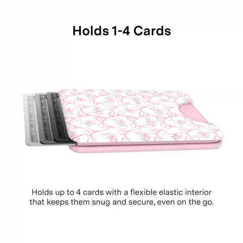 Lovely Pink Bows MagSafe Wallet