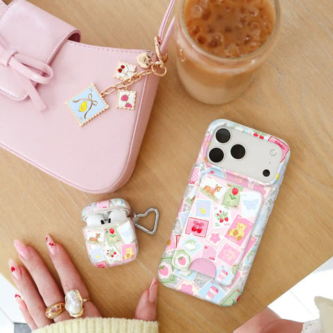 Spring Whimsy Stamps Bag Charm