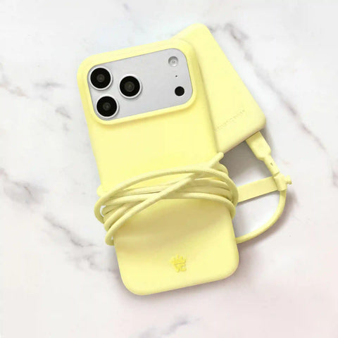 Butter Yellow Fast Charging Set, Dual Port Wall Adapter + 6ft USB-C Cable