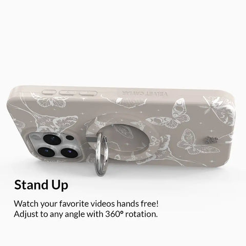 Moonlight Moths MagSafe Grip Ring