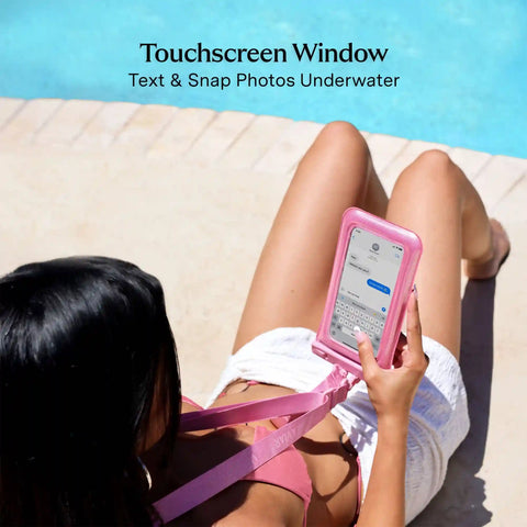 Lavender Holo Waterproof Floating Phone Pouch