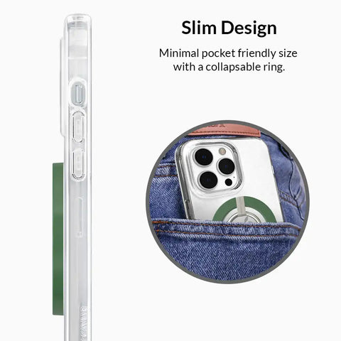 Green MagSafe Grip Ring