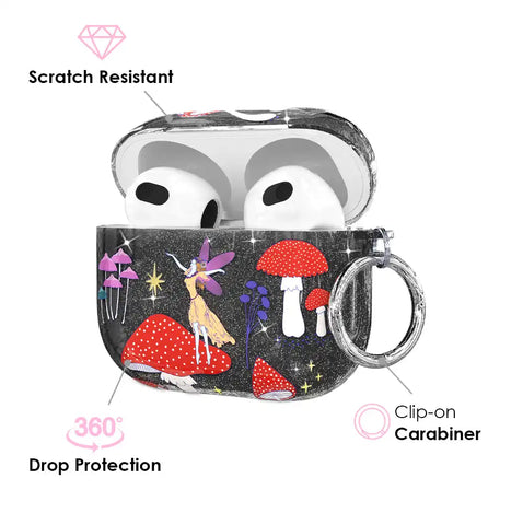 Mystic Mushrooms AirPod Case
