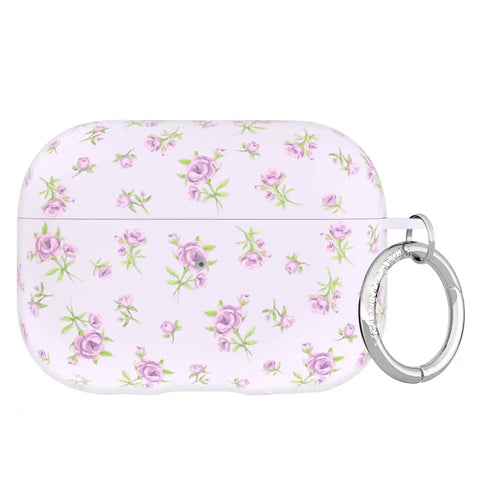 Dainty Lilac Floral AirPod Case