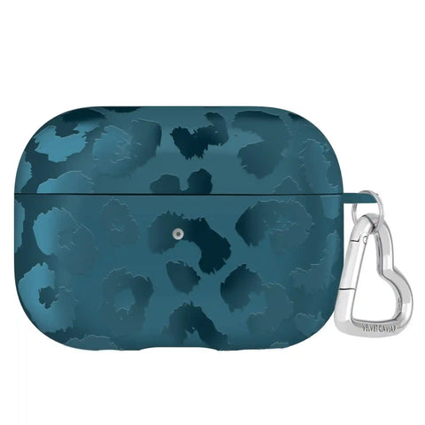Metallic Navy Leopard AirPod Case