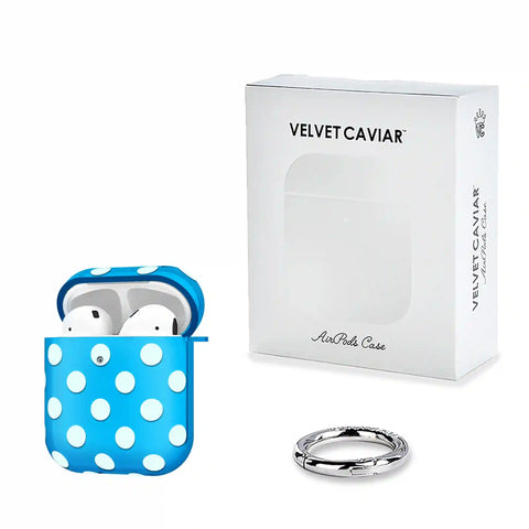 Aquamarine Polka Dot  AirPod Case