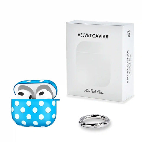 Aquamarine Polka Dot  AirPod Case
