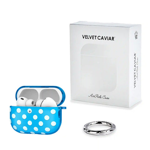 Aquamarine Polka Dot  AirPod Case