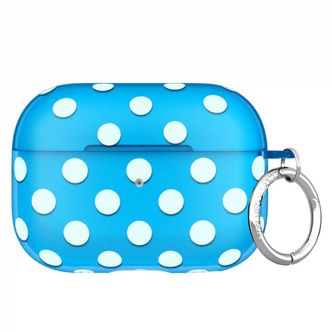 Aquamarine Polka Dot  AirPod Case