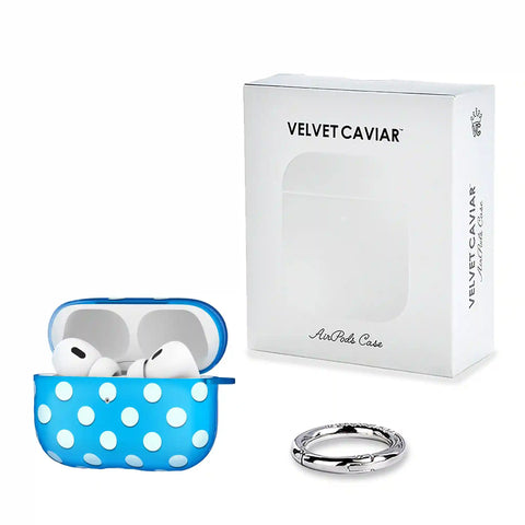 Aquamarine Polka Dot  AirPod Case