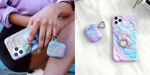 Holo Moonstone Marble Samsung Galaxy Case
