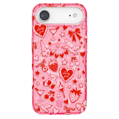 Be Mine Glitter iPhone Case