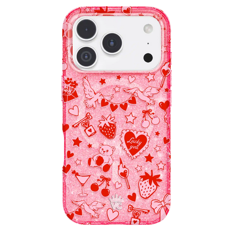 Be Mine Glitter iPhone Case