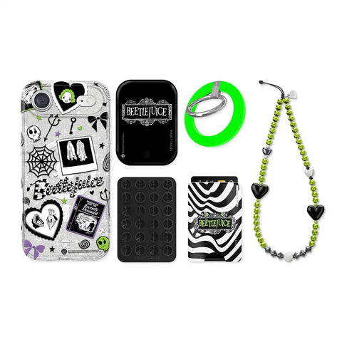 Beetlejuice Ghost With the Most iPhone Bundle Set