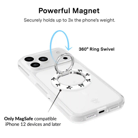 Black Bows MagSafe Grip Ring