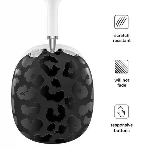 Black Leopard AirPod Max Case
