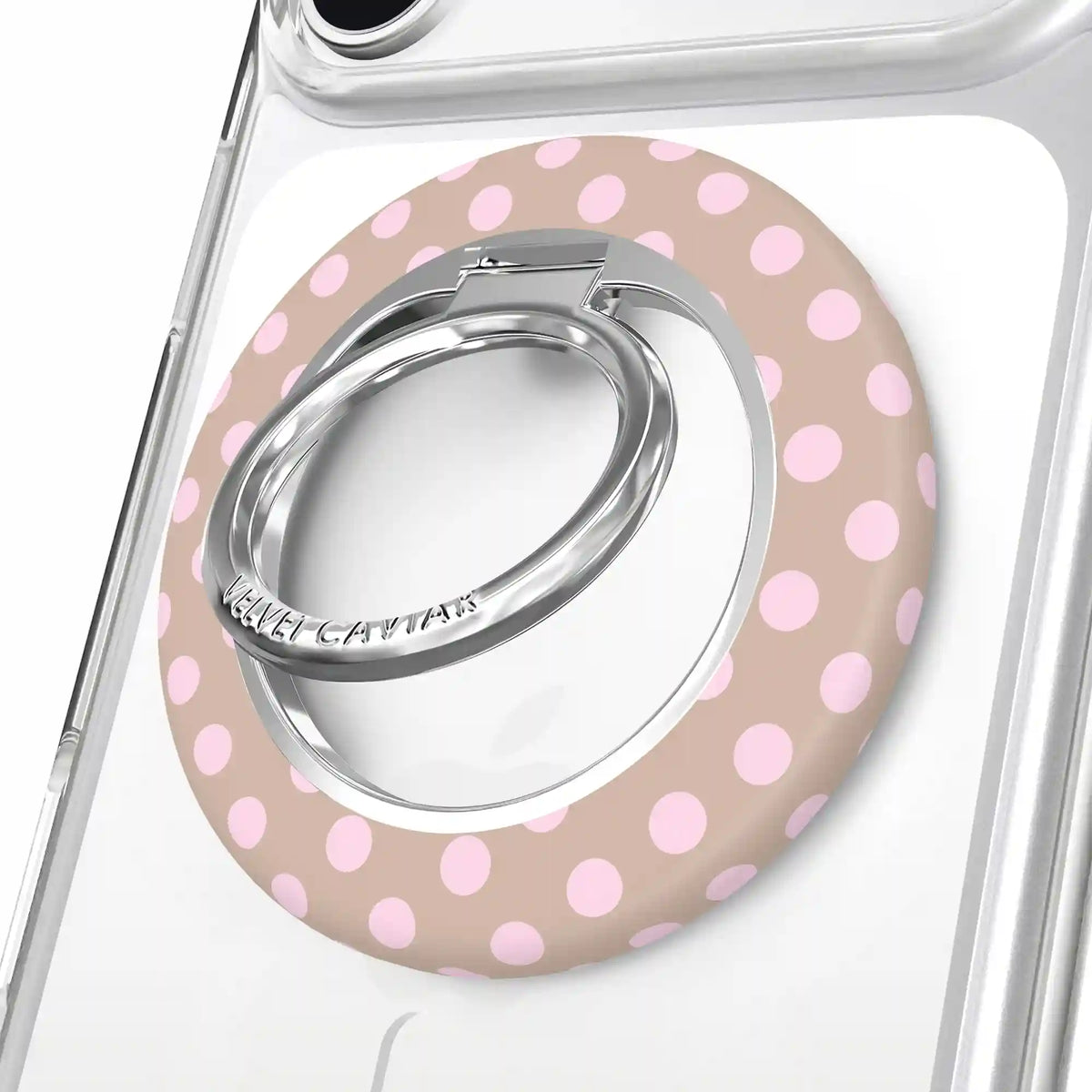 Brown Sugar Polka Dot MagSafe Grip Ring