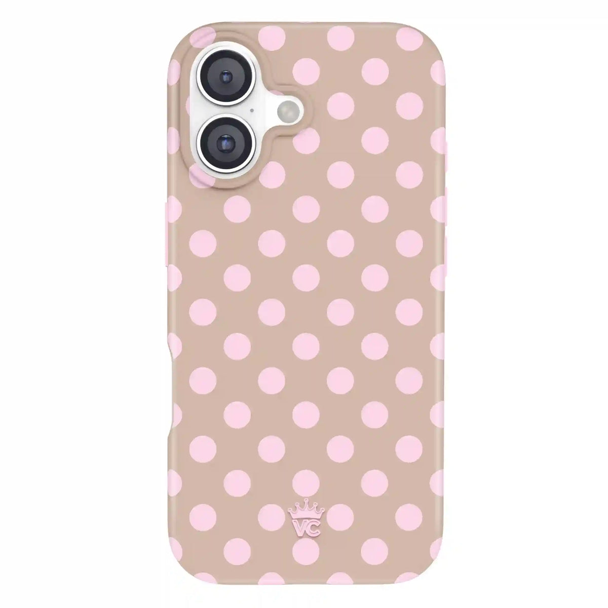 Brown Sugar Polka Dot iPhone Case