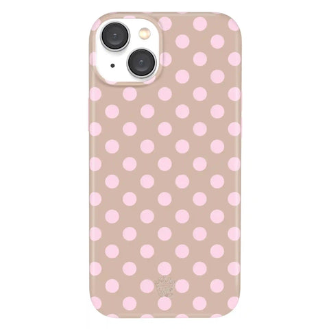 Brown Sugar Polka Dot iPhone Case