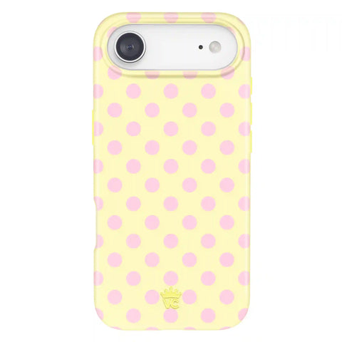 Buttercream Polka Dot iPhone Case
