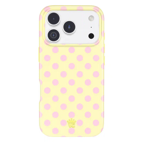 Buttercream Polka Dot iPhone Case