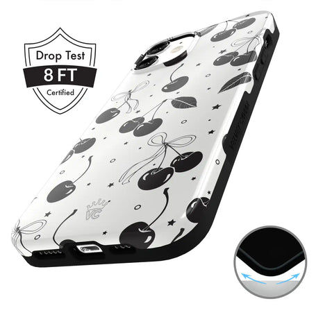 Cherry Noir iPhone Case