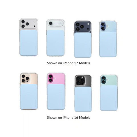 Cotton Candy Blue Slim Portable MagSafe Charger Power Pack