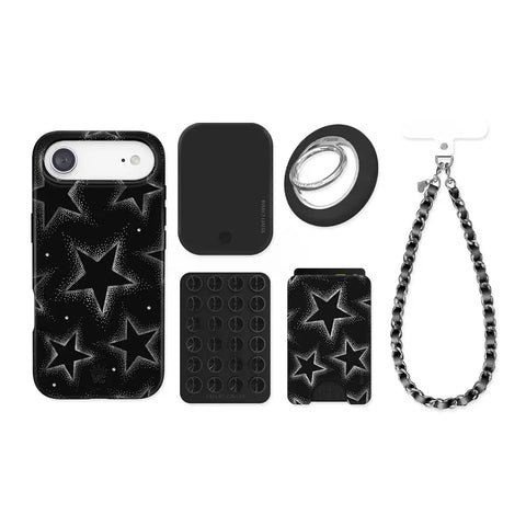 Crystal Chrome Stars iPhone Bundle Set