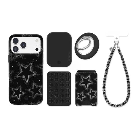 Crystal Chrome Stars iPhone Bundle Set