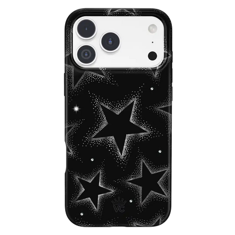 Crystal Chrome Stars iPhone Case