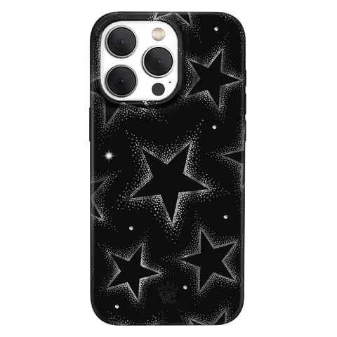 Crystal Chrome Stars iPhone Case