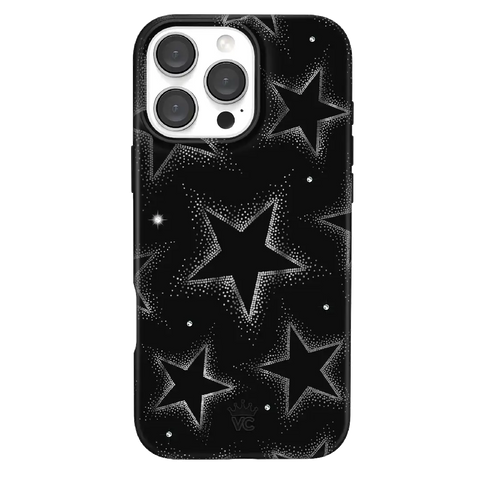 Crystal Chrome Stars iPhone Case