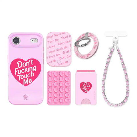 Don't F Touch Me iPhone Bundle Set