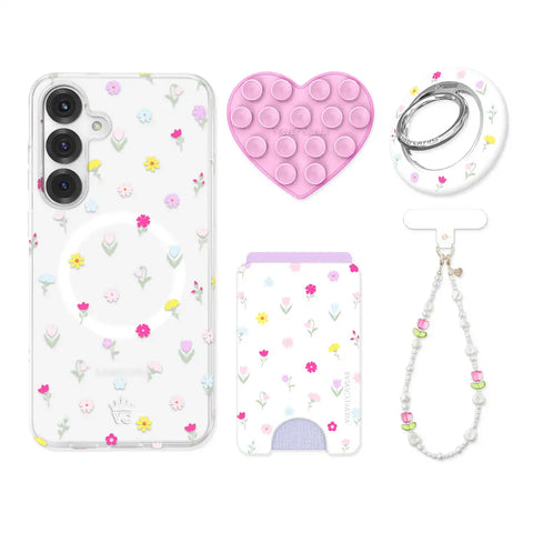 Dreamy Meadow Floral Samsung Bundle Set