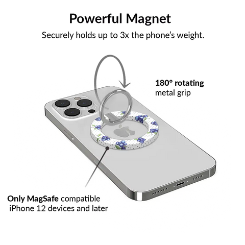 Blueberry Baby MagSafe Grip Ring