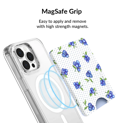 Blueberry Baby MagSafe Wallet