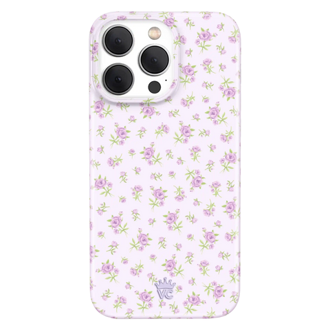 Dainty Lilac Floral iPhone Case