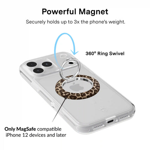 Girls Night Leopard MagSafe Grip Ring