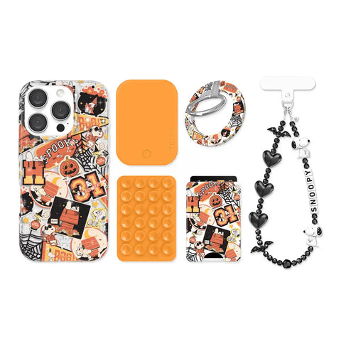 Snoopy Halloween Varsity Glitter iPhone Bundle Set