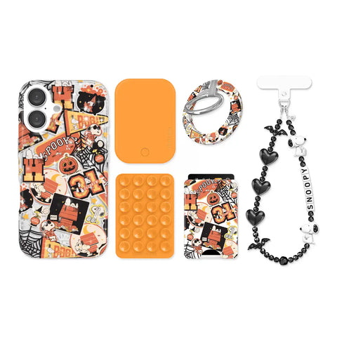 Snoopy Halloween Varsity Glitter iPhone Bundle Set
