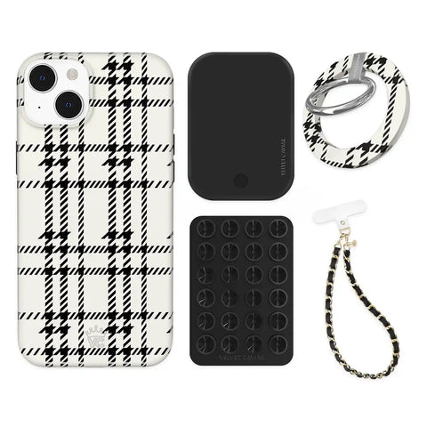 Houndstooth Sweater iPhone Bundle Set - Grip