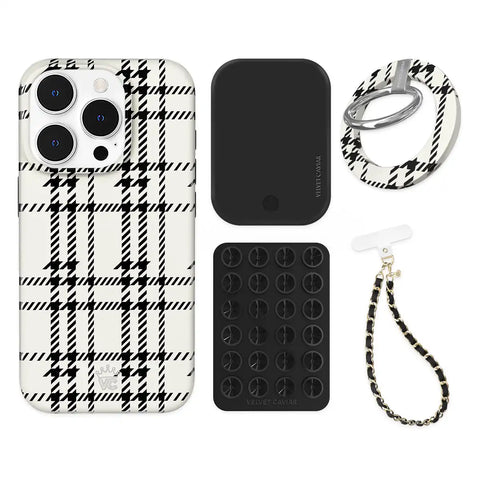 Houndstooth Sweater iPhone Bundle Set - Grip